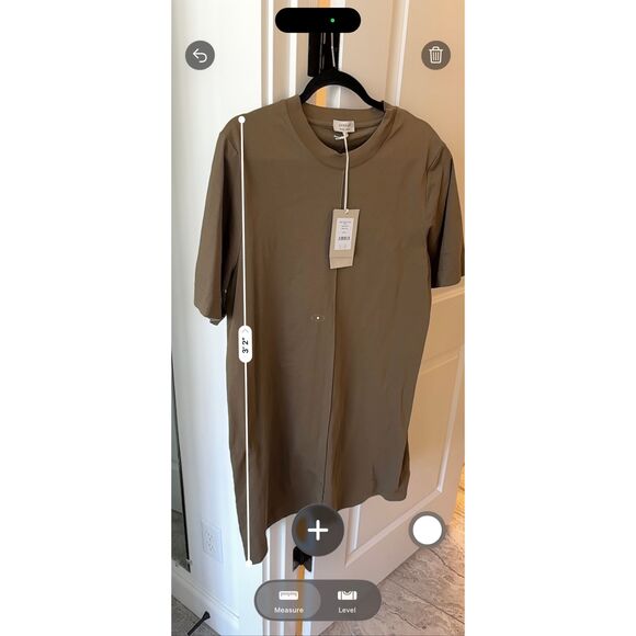 Jigsaw Olive Green Short Sleeve Mini Dress - Picture 6 of 6